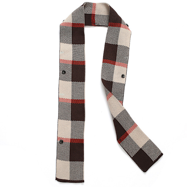 Mænds Uldblendsfrakke med Aftagelig Plaid-Sjal, Hakket Krave, Enkeltbryst Peacoat Trench Overfrakke Grey 1 XS