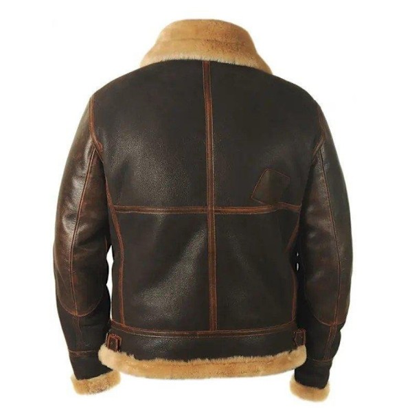 Mænds Krave Læder Bikerjakke 4XL