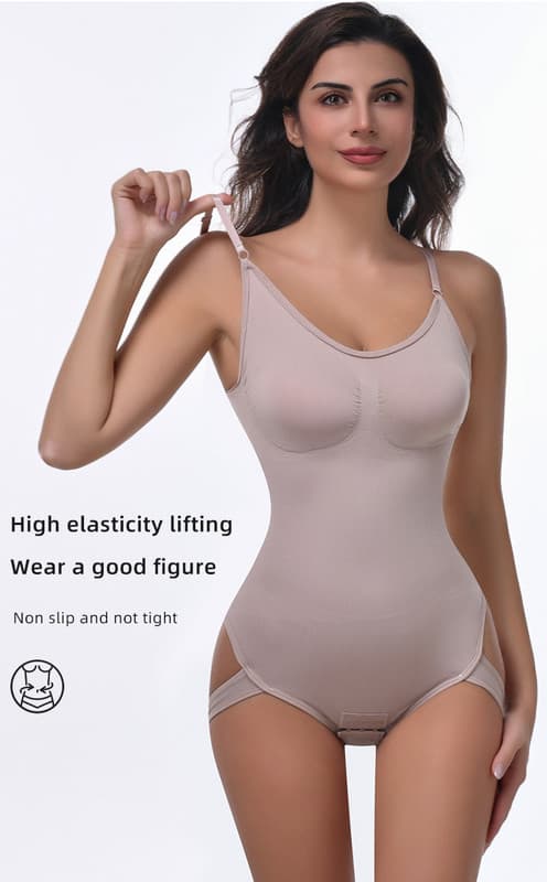 Sömnlös Formgivande Helkroppsshaper Tanga Bodysuit Black S