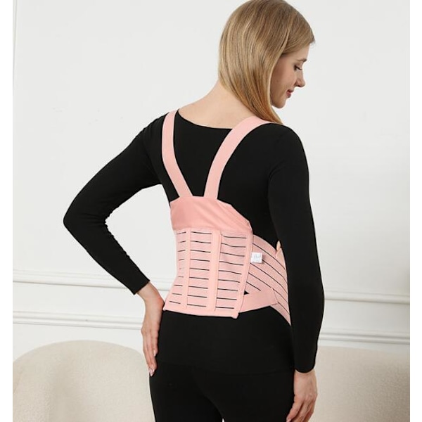 Svangerskapsstøttebelte med justerbare stropper Pink XL