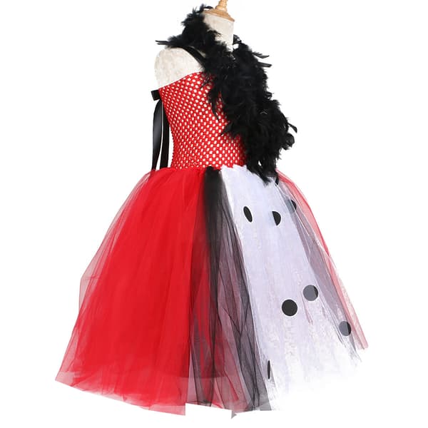 Halloween magic prinsessadräkt för flickor red1 XXL