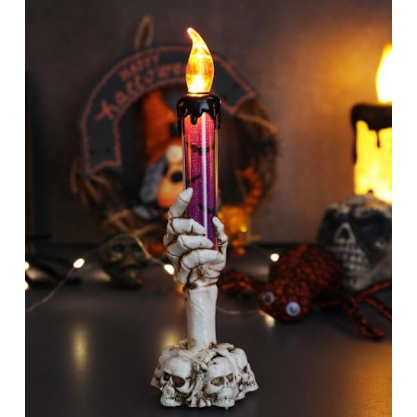3 kpl Halloween-teemanaiset keinotekoiset kynttilävalot 3PCS