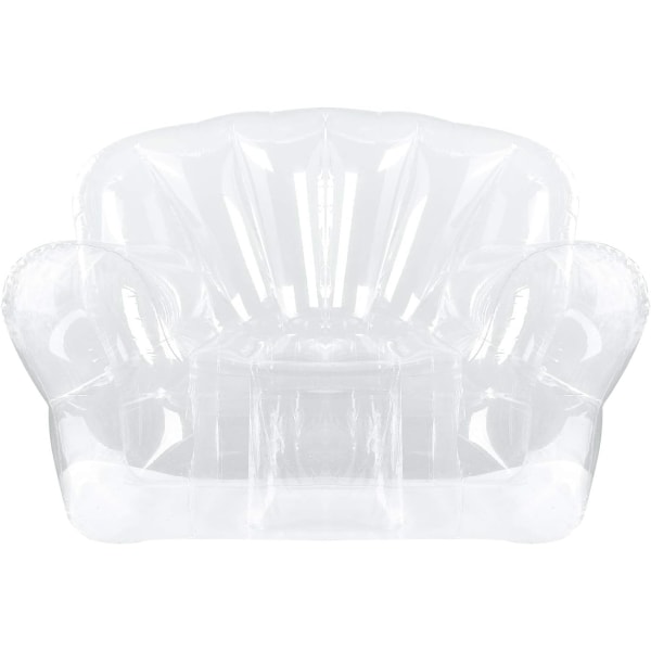 Oppblåsbar Stol Transparent Klar Oppblåsbar Sofa Sete