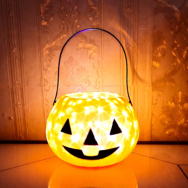 Halloween-kurpitsa-lyhty LED-kurpitsa-lyhty Triangle