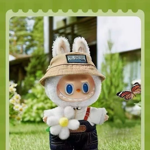 POP MART The Monsters - Tasty Macarons Vinyylikasvo Sokkolaatikko white
