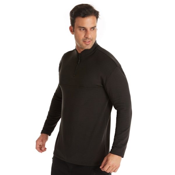 Herrsportskjortor Långärmade löpartoppar black XXL