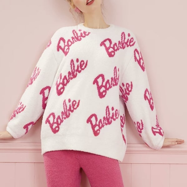Barbie Pink Pitkähihainen Unipukusetti Pink
