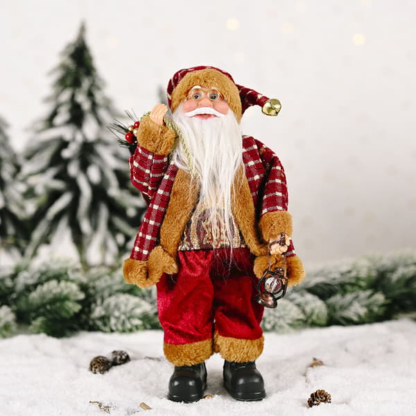 Jultomten stående dockafigur A