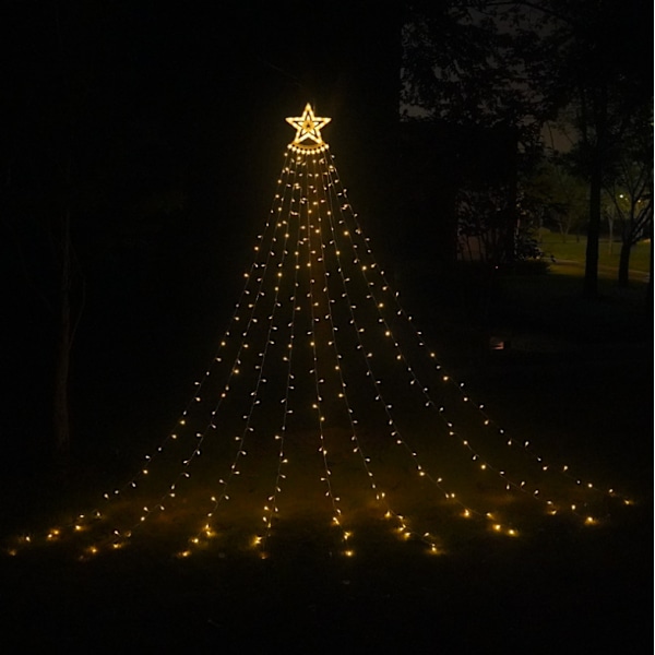 Utomhus julpynt Vattentät LED Star Lights warm white