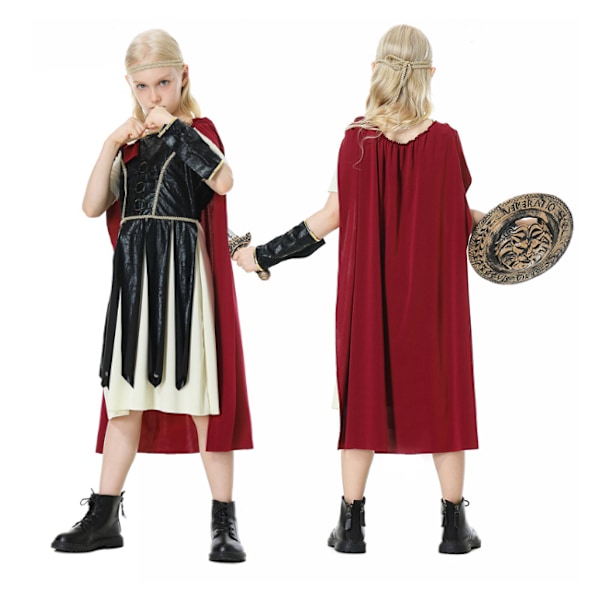 Romske Kriger Kostyme Sett for Gutter Jenter Menn Girl-XL