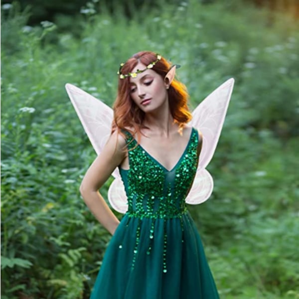 Butterfly Fairy Angel Wings Halloween Dress Up Cosplay pink