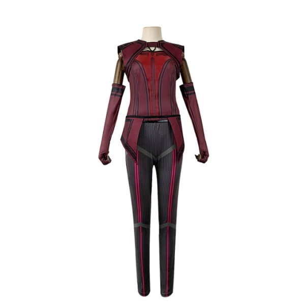 Kvinnors Cosplay Dräkt Red Witch Kostym Set L