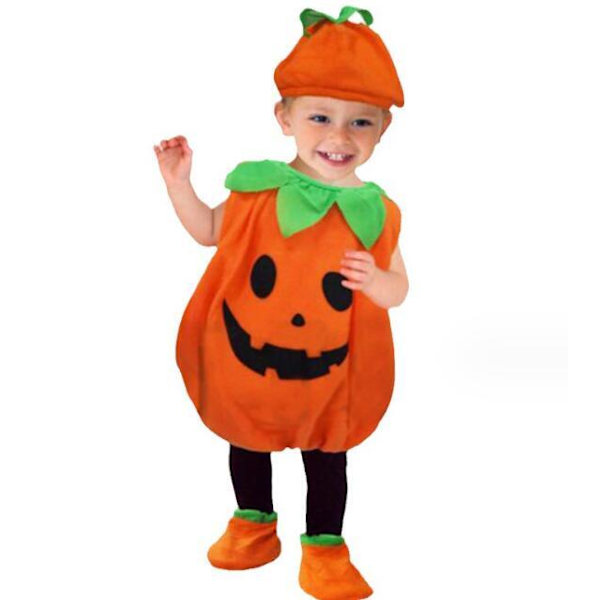 Halloween-kostyme for barn - Gresskar 110CM
