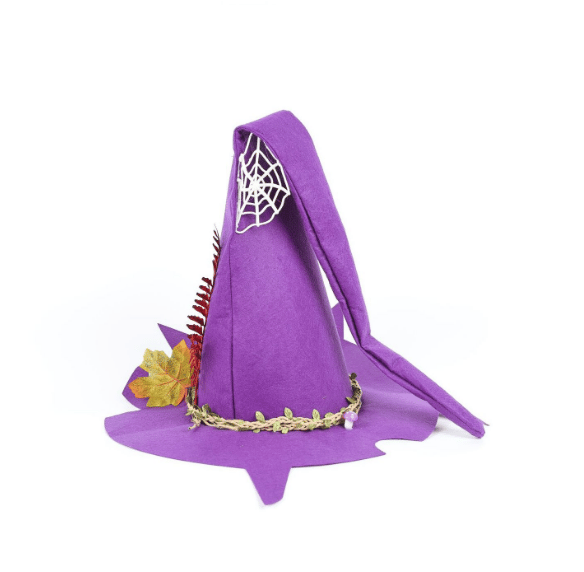 Vuxenhatt Häxhattdräkt purple