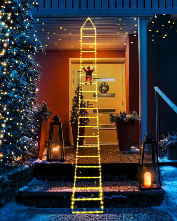 LED-julkulor 3 meter Julkulor Stege Ljus Warm White