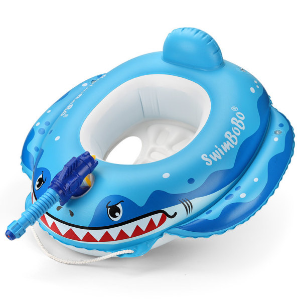 Toddler med säte Båt Uppblåsbar åkande flygplan Pirates Sharks Bil för barn utomhusleksaker