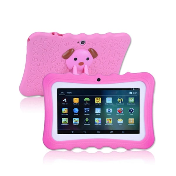 Barnas nettbrett 7 tommer 16GB Kids Android-nettbrett Pink
