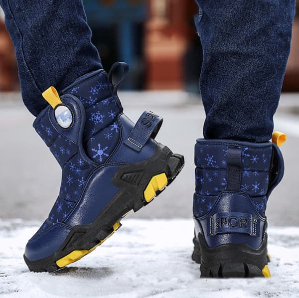 Vintersnöskor för pojkar och flickor dark blue 2