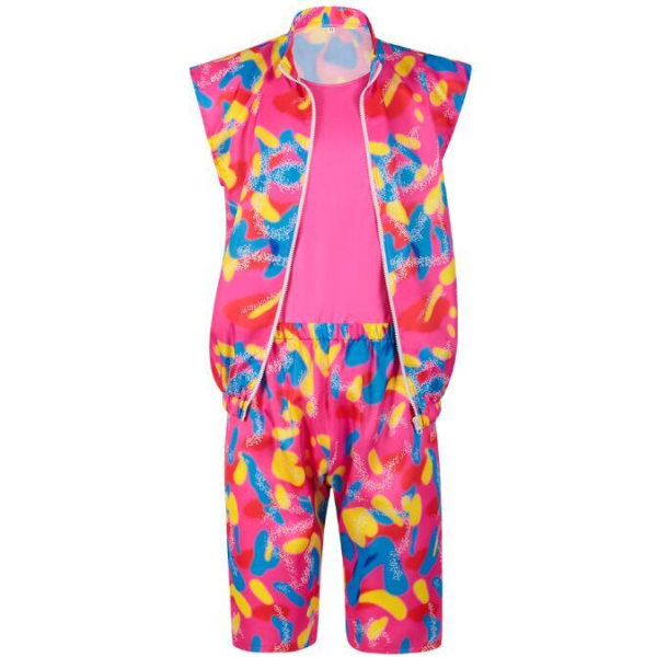 Riktig Barbie cosplay kläder för män, komplett set för vuxna Pink 2XL