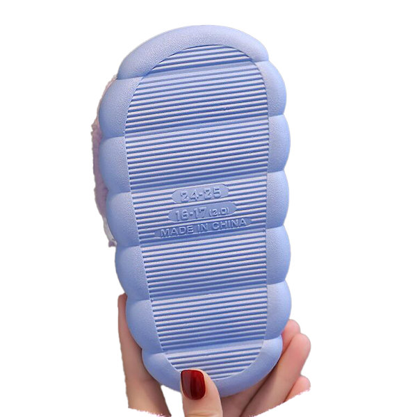 Lasten tossut, talvinen sisätilojen lämpö ja liukumaton Purple 24/25