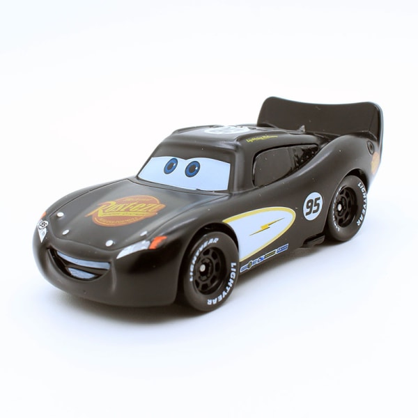 Anime Pixar Cars 3 Sähköinen Leikkiauto Frosted Black McQueen