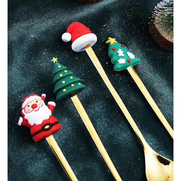 4-pack Jultema Julmotiv Sked och Gaffel Set Style 3