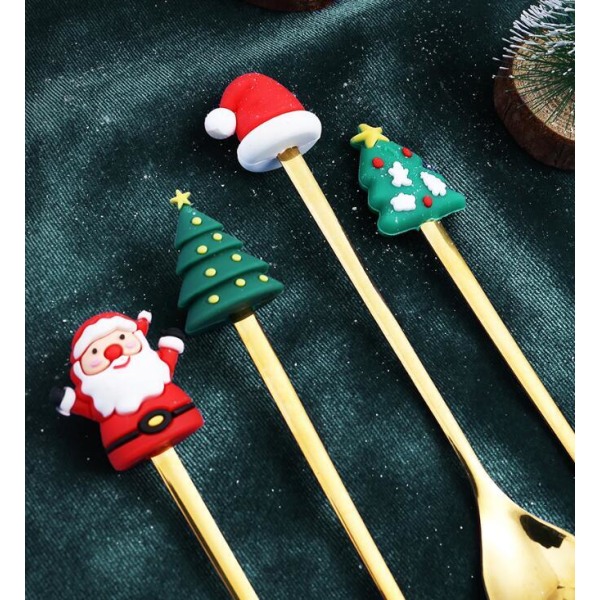 4-pack Jultema Julmotiv Sked och Gaffel Set Style 5