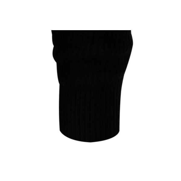 Herrar Rundhals Stickad Tröja Slim Fit Lätt Casual Twist Mönstrad Kabel Stickad Tröja Black L