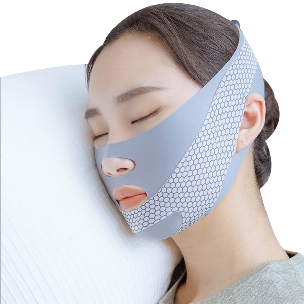 Ansiktslyft med Sleep Face V Shaper Ansiktsbandage Avkoppling Form Lyft