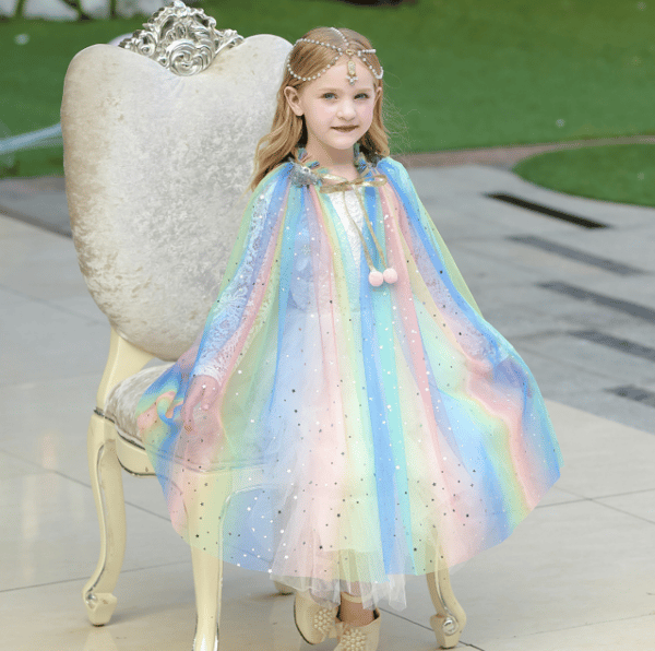 Prinsesskappa för små flickor Cape colour L