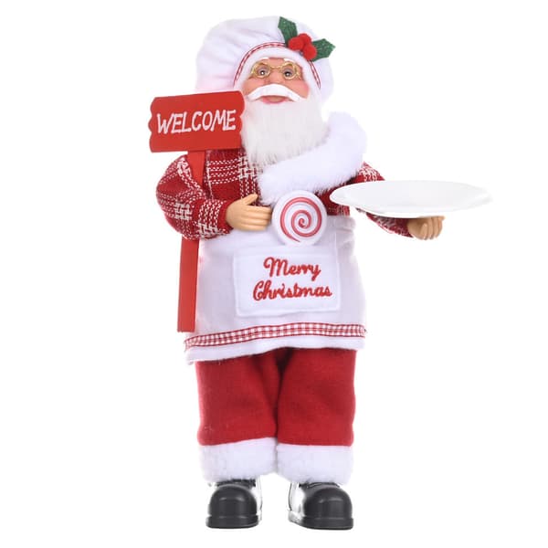 Jultomten stående dockafigur D