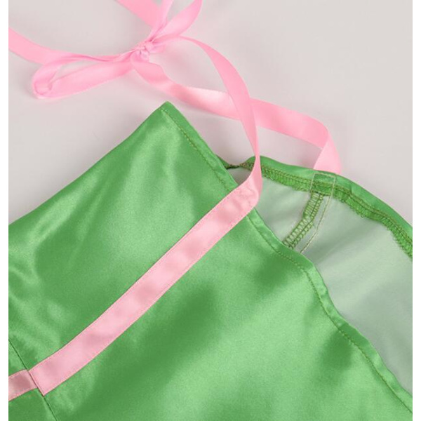 Barbie Cosplay Kläder för Kvinnor - Fullt Set för Vuxna Green M