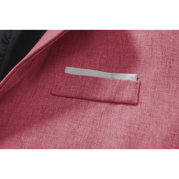 Slim Fit kavaj för män, lätt kostymjacka, 1 knapp pink M