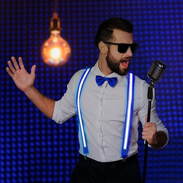 Ljusande Selar LED Festtillbehör Blue