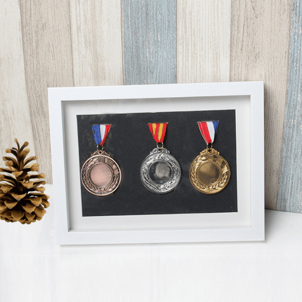3D Multipurpose Medalj Display Box, Perfect Medal Display 20*25cm white
