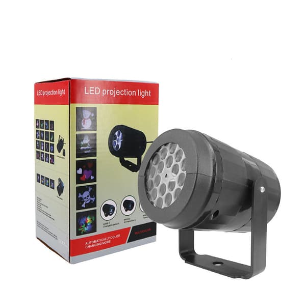 Juleprojektor LED-lys, 16 lysbilder projektorlampe