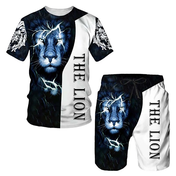 Herr Tracksuits 2-delat sommar shorts set Style 5 M