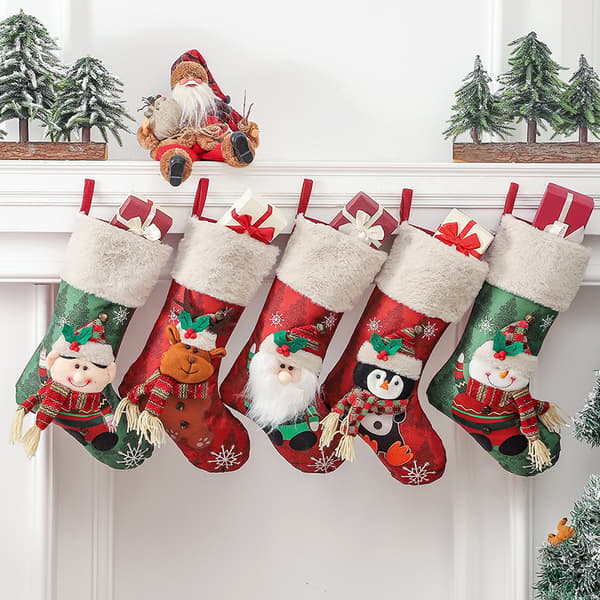 Julstrumpa för träddekoration, Julgodispåse Snowman