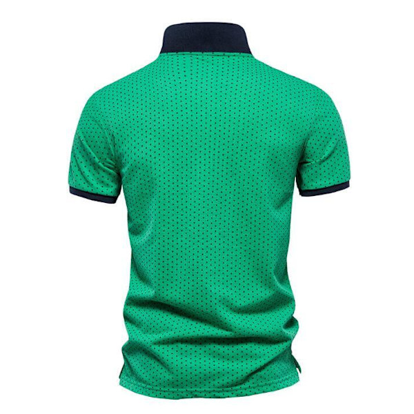 Golftröjor för män Casual kortärmad topp green XXL