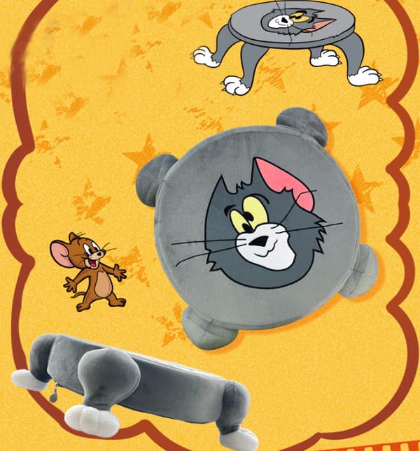 Tom og Jerry Memory Foam Sittepute 16 Tommer