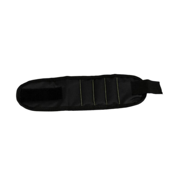 2 ST Magnetisk handledsrem för verktygsförvaring Black 3 rows of 6 magnets