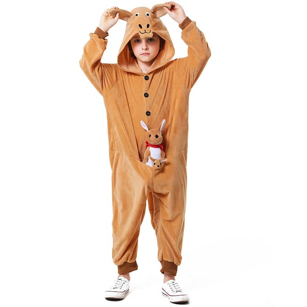 Halloween Barnedress for Barn - Hoppende Joey Kenguru M 