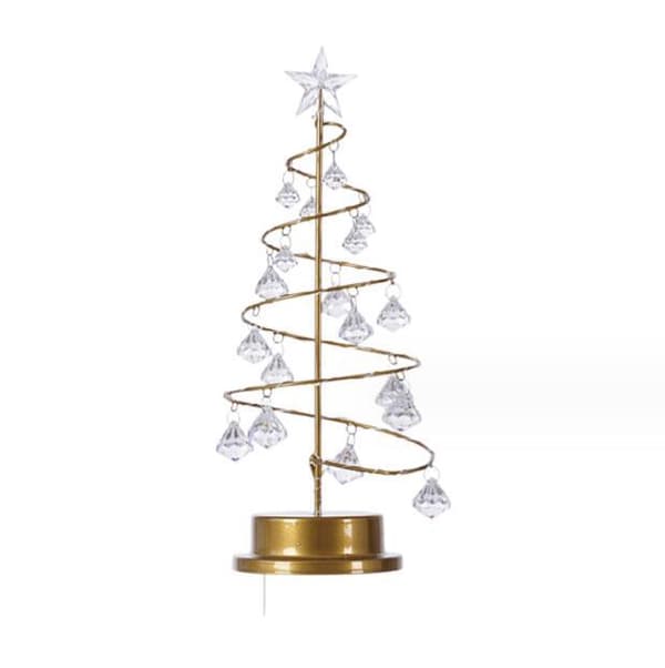 Julelys med LED-krystaldiamant Christmas Tree Lights