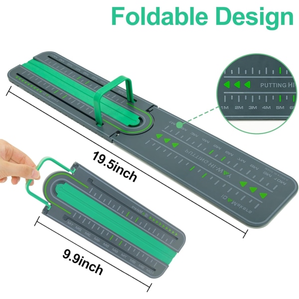 Golf Præcisions Afstands Putting Øvelse, Putting Gate Øvelsesværktøj