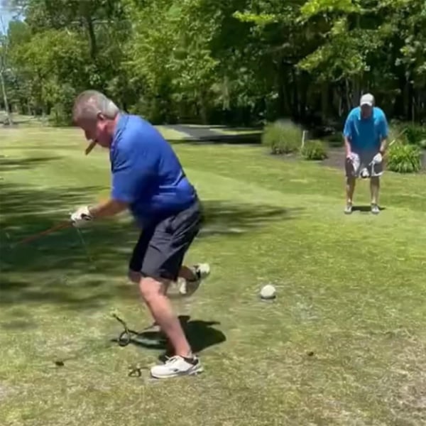 Käärmetemppu Naruklipsulla, Golf-Käärmetemppu, Klipsattava Käärmetemppu