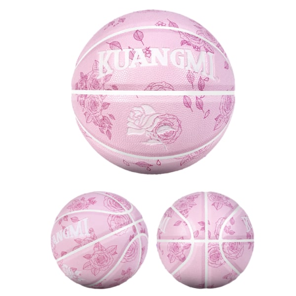 Rosa Basketboll, Officiell Storlek 7, Tryckt för Utomhus & Inomhus Pink
