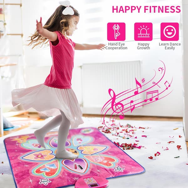 Dansmatta - Dansmixer Rytm Steppspelmatta - Dansspel för Flickor