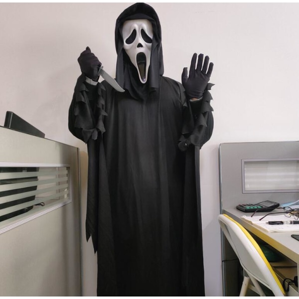 Halloween Scream Maske Horror Skallemaske Cosplay Style2