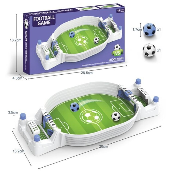 Dobbelt Fodboldbord Versus Bord Bordspil White