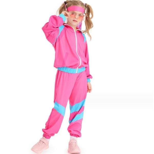 Hip Hop Kostumer Sports Dancewear Til Børn Pink XL